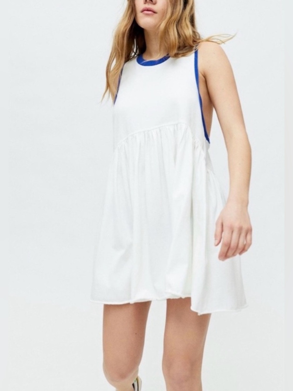 Urban Outfitters UO Hadley Contrast Trim
cotton Mini Dress SZ M NWOT